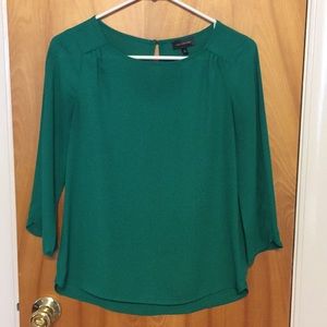 Green 3/4 Sleeve Blouse